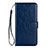 Handytasche Stand Schutzhülle Leder Hülle L05 für Samsung Galaxy S20 Plus Blau