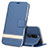 Handytasche Stand Schutzhülle Leder Hülle L06 für Xiaomi Redmi 8 Blau