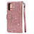 Handytasche Stand Schutzhülle Leder Hülle L10 für Samsung Galaxy S20 Plus Rosegold