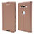 Handytasche Stand Schutzhülle Leder Hülle P01 für Sony Xperia XZ2 Compact Rosegold