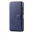 Handytasche Stand Schutzhülle Leder Hülle T03 für Huawei P30 Lite New Edition Blau