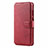 Handytasche Stand Schutzhülle Leder Hülle T03 für Huawei P30 Lite New Edition Rot