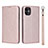 Handytasche Stand Schutzhülle Leder Hülle T04 für Apple iPhone 11 Rosegold