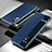 Handytasche Stand Schutzhülle Leder Hülle T05 für Huawei P20 Pro Blau