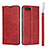 Handytasche Stand Schutzhülle Leder Hülle T05 für Oppo R15X Rot