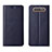 Handytasche Stand Schutzhülle Leder Hülle T05 für Samsung Galaxy A90 4G Blau