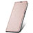 Handytasche Stand Schutzhülle Leder Hülle T06 für Oppo RX17 Pro Rosegold