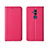 Handytasche Stand Schutzhülle Leder Hülle T08 für Huawei Mate 20 Lite Pink