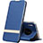 Handytasche Stand Schutzhülle Leder Hülle T12 für Huawei Mate 30 5G Blau