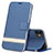 Handytasche Stand Schutzhülle Leder Hülle T14 für Apple iPhone 11 Blau