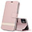 Handytasche Stand Schutzhülle Leder Hülle T14 für Apple iPhone 11 Rosegold