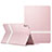 Handytasche Stand Schutzhülle Leder L06 für Apple iPad Pro 10.5 Rosa