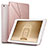 Handytasche Stand Schutzhülle Leder L08 für Apple New iPad 9.7 (2018) Rosegold