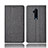 Handytasche Stand Schutzhülle Stoff für OnePlus 7T Pro 5G Grau
