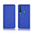 Handytasche Stand Schutzhülle Stoff für Samsung Galaxy A9 Star Pro Blau