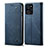 Handytasche Stand Schutzhülle Stoff für Xiaomi Poco X5 Pro 5G Blau