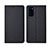 Handytasche Stand Schutzhülle Stoff H01 für Huawei Honor V30 5G Schwarz
