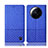 Handytasche Stand Schutzhülle Stoff H12P für Xiaomi Mi 12S Ultra 5G Blau