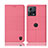 Handytasche Stand Schutzhülle Stoff H13P für Motorola Moto S30 Pro 5G Rosa