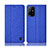 Handytasche Stand Schutzhülle Stoff H14P für Oppo A94 5G Blau