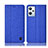 Handytasche Stand Schutzhülle Stoff H14P für Oppo K10X 5G Blau