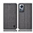 Handytasche Stand Schutzhülle Stoff H14P für Xiaomi Mi 12S Pro 5G Grau