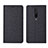 Handytasche Stand Schutzhülle Stoff L01 für Xiaomi Redmi K30 4G Schwarz