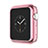 Hülle Luxus Aluminium Metall Rahmen A01 für Apple iWatch 38mm Rosa