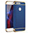Hülle Luxus Metall Rahmen und Kunststoff für Huawei Honor 8 Blau