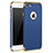 Hülle Luxus Metall Rahmen und Kunststoff M01 für Apple iPhone 8 Blau