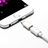 Kabel Android Micro USB auf Lightning USB H01 für Apple iPad Air 2 Weiß