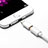 Kabel Android Micro USB auf Lightning USB H01 für Apple iPad Air 4 10.9 (2020) Weiß