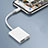 Kabel Lightning auf USB OTG H01 für Apple iPad 4 Weiß