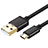 Kabel Micro USB Android Universal A12 Schwarz