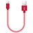 Kabel Type-C Android Universal 20cm S02 für Apple iPad Pro 12.9 (2022) Rot