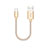 Kabel Type-C Android Universal 30cm S05 Gold