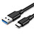 Kabel Type-C Android Universal H01 für Apple iPad Pro 11 (2021) Dunkelgrau