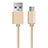 Kabel Type-C Android Universal T04 Gold