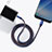 Kabel Type-C Android Universal T10 Blau