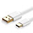 Kabel Type-C Android Universal T11 für Apple iPad Air 5 10.9 (2022) Weiß