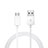 Kabel Type-C Android Universal T18 für Apple iPhone 15 Plus Weiß