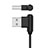 Kabel Type-C Android Universal T19 für Apple iPhone 15 Plus Schwarz