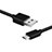 Kabel USB 2.0 Android Universal A02 Schwarz