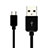 Kabel USB 2.0 Android Universal A02 Schwarz