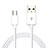 Kabel USB 2.0 Android Universal A02 Weiß