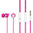 Kopfhörer Stereo Sport Ohrhörer In Ear Headset H16 Pink