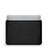 Leder Handy Tasche Sleeve Schutz Hülle L02 für Apple MacBook Air 13.3 zoll (2018) Schwarz