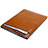 Leder Handy Tasche Sleeve Schutz Hülle L02 für Samsung Galaxy Book S 13.3 SM-W767 Orange