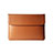 Leder Handy Tasche Sleeve Schutz Hülle L05 für Apple MacBook Pro 13 zoll Orange