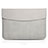 Leder Handy Tasche Sleeve Schutz Hülle L06 für Apple MacBook Pro 15 zoll Grau